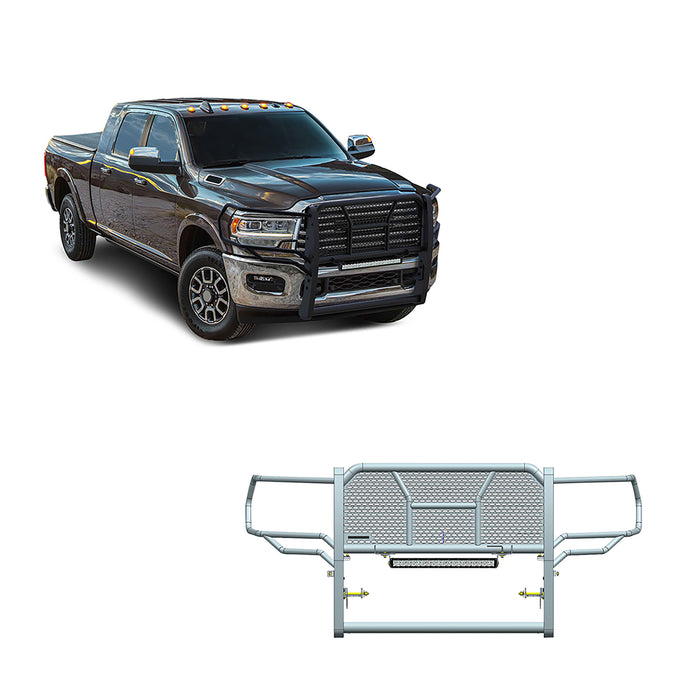 Rugged Heavy Duty Grille Guard Kit <br> 19-24 Ram 2500 3500