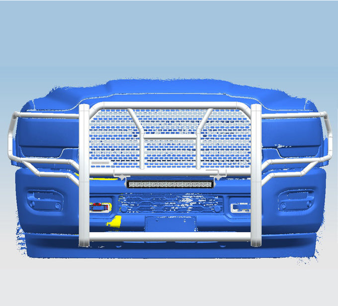 Rugged Heavy Duty Grille Guard Kit <br> 19-24 Ram 2500 3500