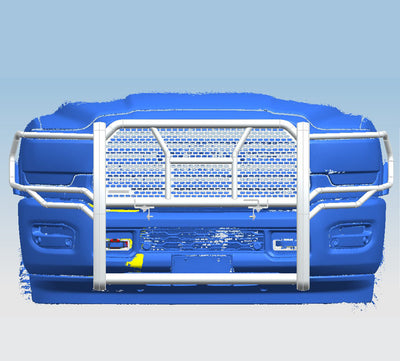 Rugged Heavy Duty Grille Guard Kit <br> 19-24 Ram 2500 3500