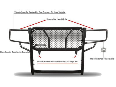 Rugged Heavy Duty Grille Guard <br> 07-20 sprinter 2500 3500 4500