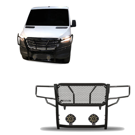 Rugged Heavy Duty Grille Guard Kit <br> 07-19 sprinter 1500 2500 3500 4500