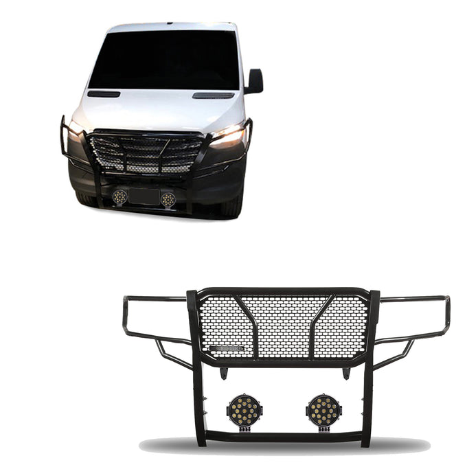 Rugged Heavy Duty Grille Guard Kit <br> 07-19 sprinter 1500 2500 3500 4500