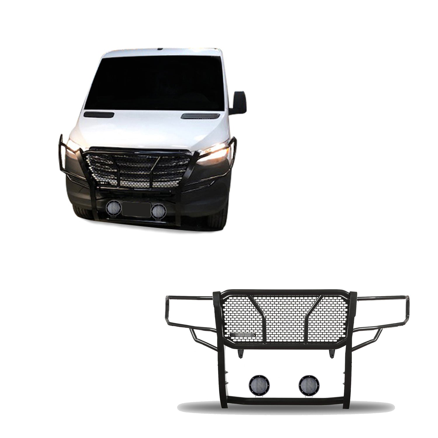 Rugged Heavy Duty Grille Guard Kit <br> 07-19 Dodge sprinter 1500 2500 3500 4500