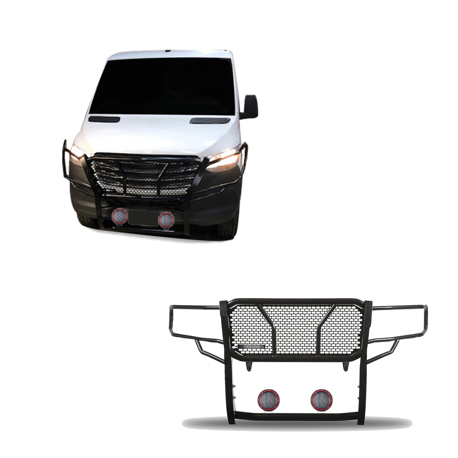 Rugged Heavy Duty Grille Guard Kit <br> 07-19 Dodge sprinter 1500 2500 3500 4500