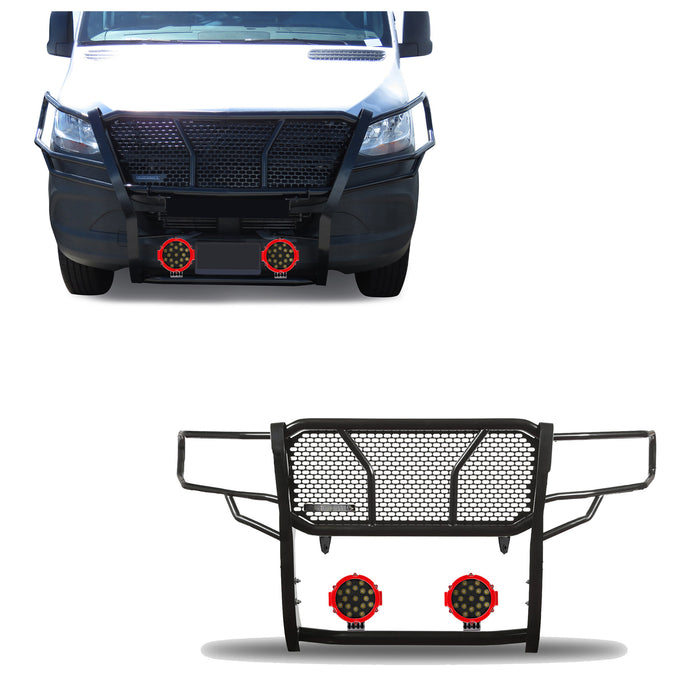 Rugged Heavy Duty Grille Guard Kit <br> 19-25 Sprinter 1500 2500 3500
