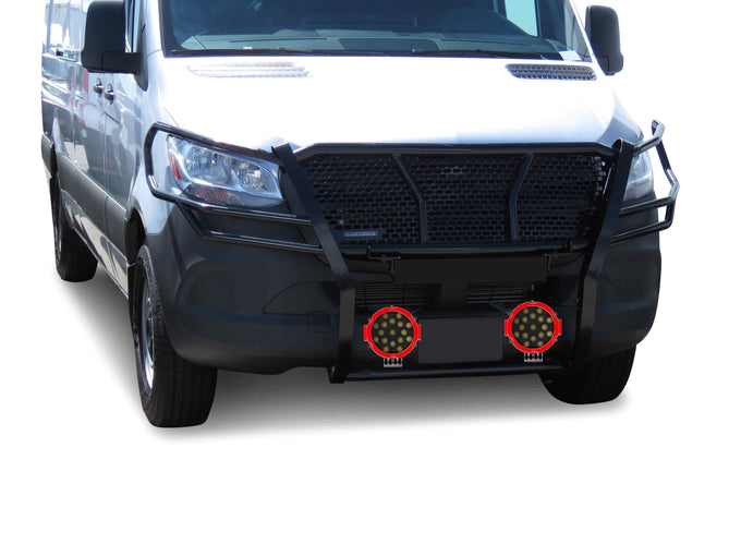 Rugged Heavy Duty Grille Guard Kit <br> 19-25 Sprinter 1500 2500 3500