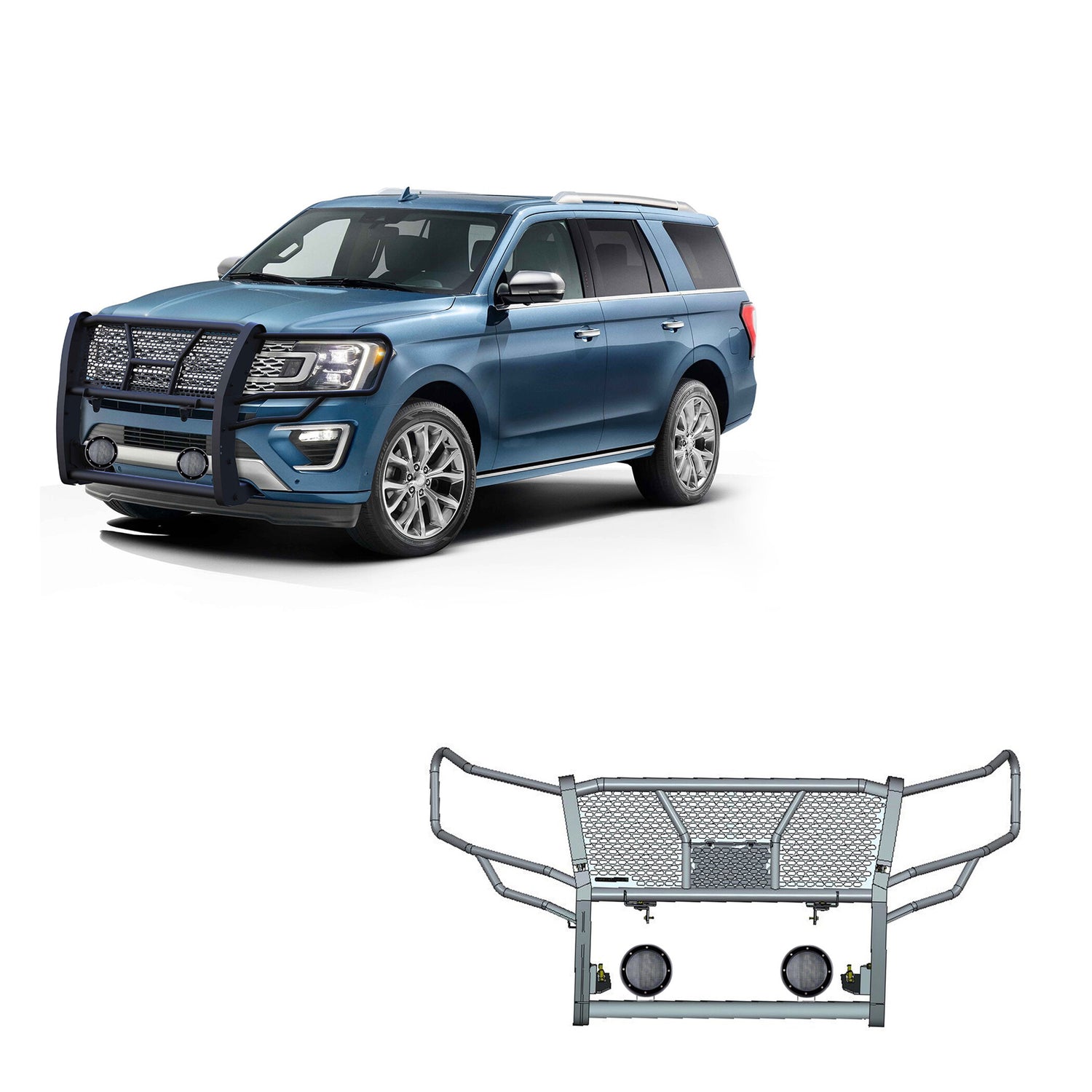 Rugged Heavy Duty Grille Guard Kit <br> 18-24 Ford Expedition