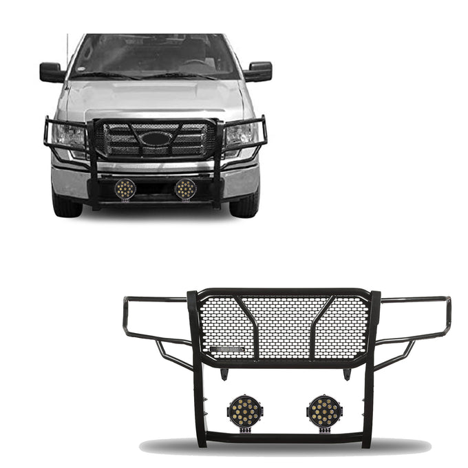 Rugged Heavy Duty Grille Guard Kit <br> 09-14 Ford F-150