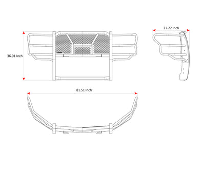 Rugged Heavy Duty Grille Guard <br> 15-20 Ford F-150