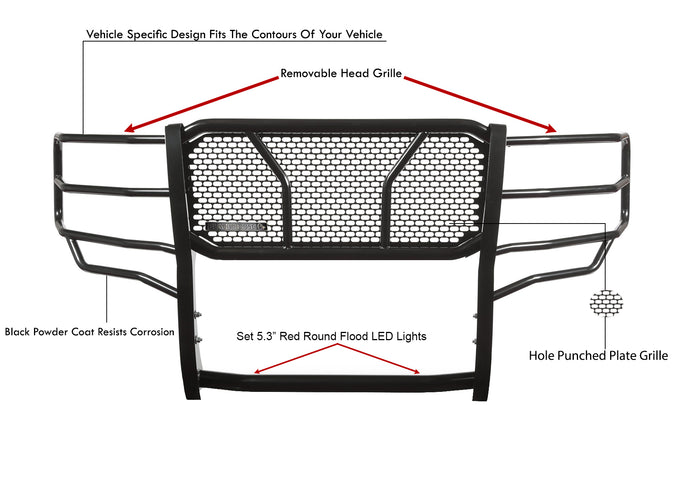 Rugged Heavy Duty Grille Guard Kit <br> 15-20 Ford F-150