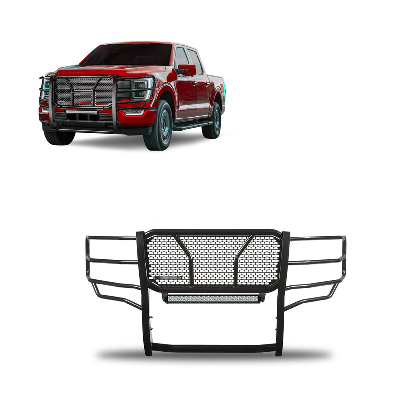 Rugged Heavy Duty Grille Guard Kit <br> 21-24 Ford F-150