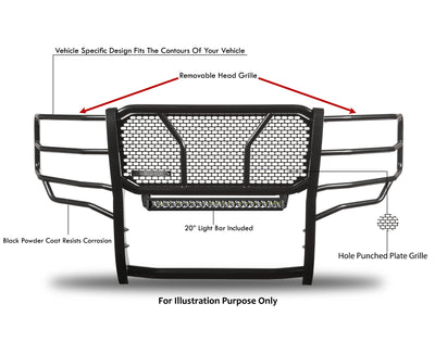 Rugged Heavy Duty Grille Guard Kit <br> 21-24 Ford F-150