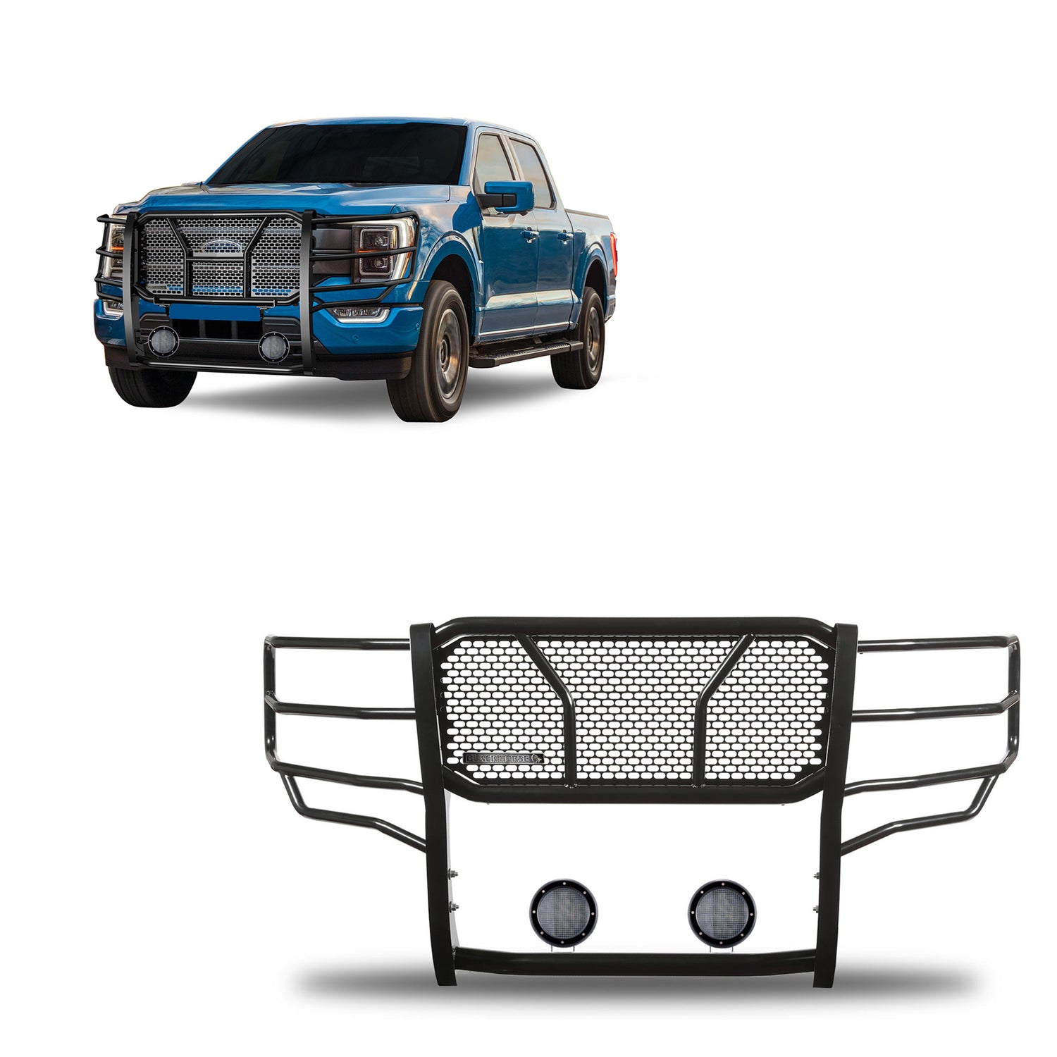 Rugged Heavy Duty Grille Guard Kit <br> 21-24 Ford F-150