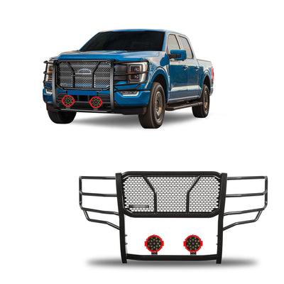Rugged Heavy Duty Grille Guard Kit <br> 21-24 Ford F-150