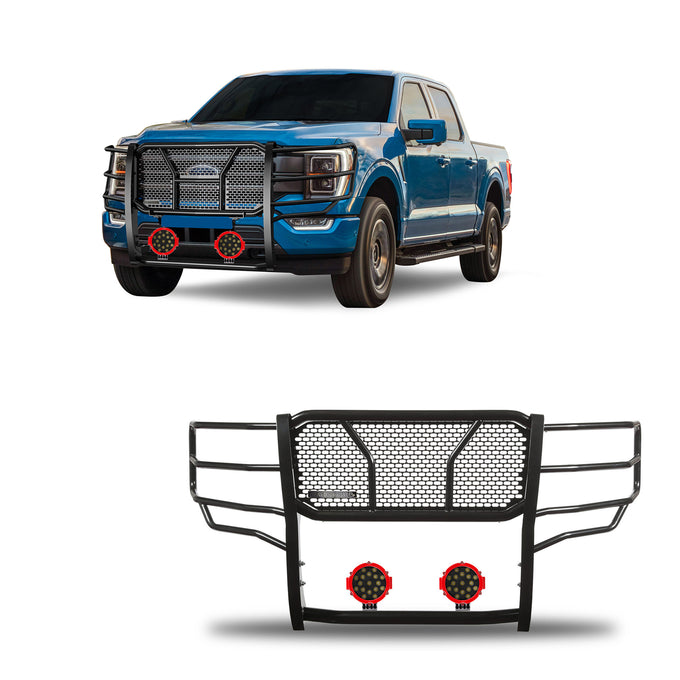 Rugged Heavy Duty Grille Guard Kit <br> 21-24 Ford F-150