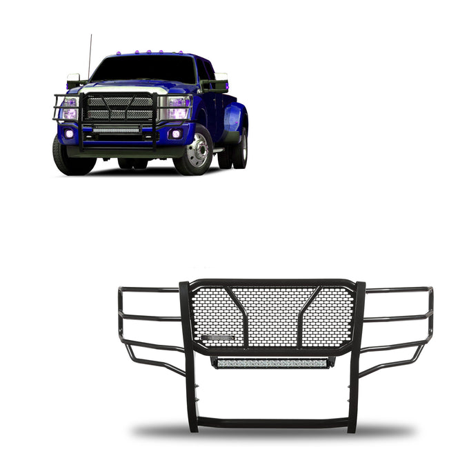 Rugged Heavy Duty Grille Guard Kit <br> 11-16 Ford F-250 350 450 Super Duty