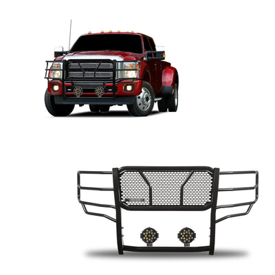 Rugged Heavy Duty Grille Guard Kit <br> 11-16 Ford F-250 350 450 Super Duty