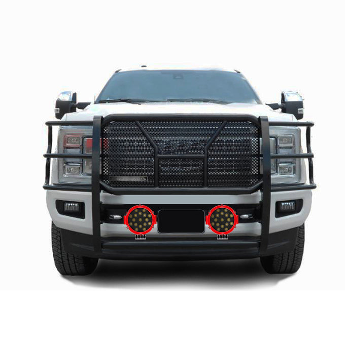 Rugged Heavy Duty Grille Guard Kit <br> 17-22 Ford F-250 350 450 550 Super Duty