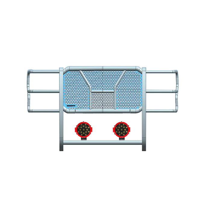 Rugged Heavy Duty Grille Guard Kit <br> 17-22 Ford F-250 350 450 550 Super Duty