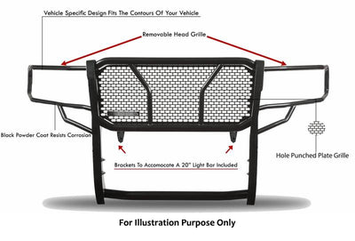 Rugged Heavy Duty Grille Guard <br> 14-18 GMC Sierra 1500