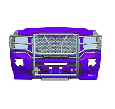 Rugged Heavy Duty Grille Guard Kit <br> 15-19 GMC Sierra 2500 HD
