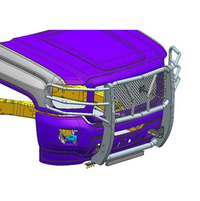 Rugged Heavy Duty Grille Guard Kit <br> 15-19 GMC Sierra 2500 3500 HD