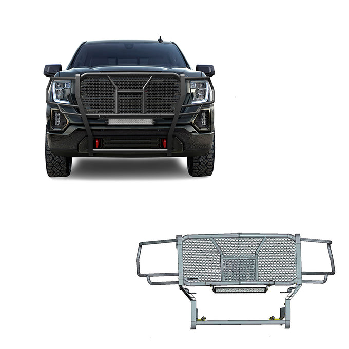 Rugged Heavy Duty Grille Guard Kit <br> 19-21 GMC Sierra 1500