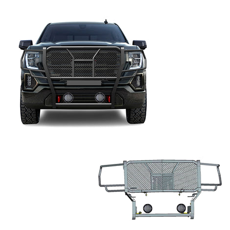 Rugged Heavy Duty Grille Guard Kit <br> 19-21 GMC Sierra 1500