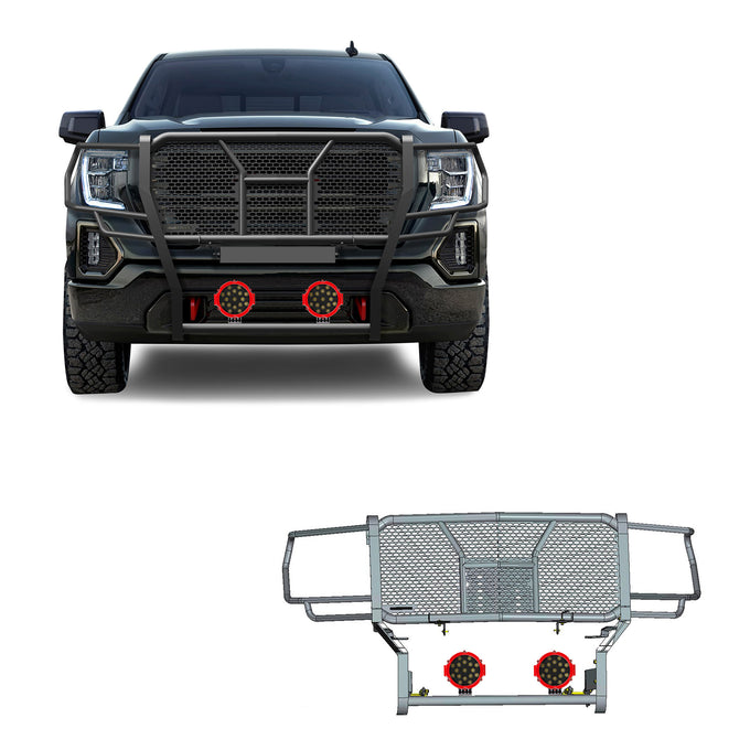 Rugged Heavy Duty Grille Guard Kit <br> 19-22 GMC Sierra 1500