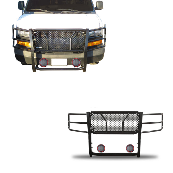 Rugged Heavy Duty Grille Guard Kit <br> 03-25 Chevrolet Express 1500 2500 3500 4500