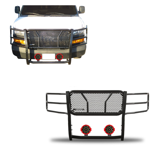 Rugged Heavy Duty Grille Guard Kit <br> 03-14 Chevrolet Express 1500 2500 3500 4500