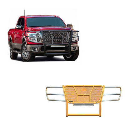 Rugged Heavy Duty Grille Guard Kit <br> 17-24 Nissan Titan