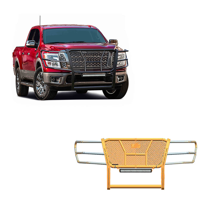 Rugged Heavy Duty Grille Guard Kit <br> 17-24 Nissan Titan
