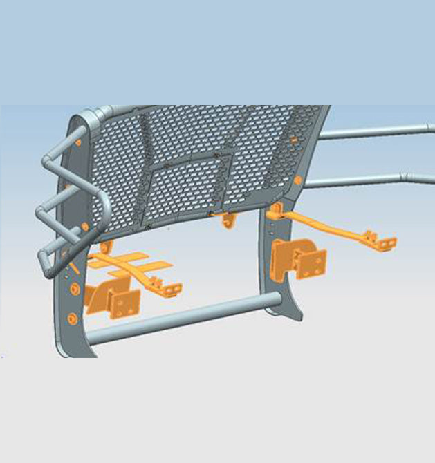 Rugged Heavy Duty Grille Guard Kit <br> 17-24 Nissan Titan
