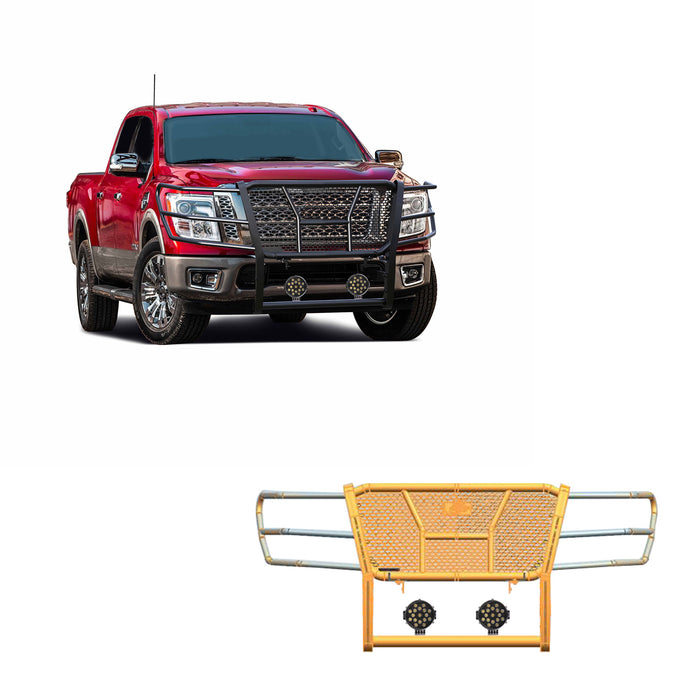 Rugged Heavy Duty Grille Guard Kit <br> 17-24 Nissan Titan