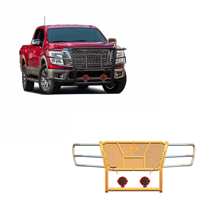 Rugged Heavy Duty Grille Guard Kit <br> 17-24 Nissan Titan