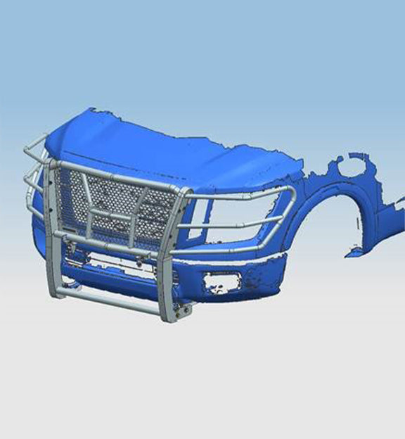 Rugged Heavy Duty Grille Guard <br> 17-24 Nissan Titan XD
