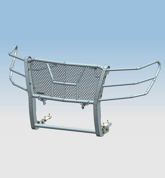 Rugged Heavy Duty Grille Guard <br> 17-24 Nissan Titan XD