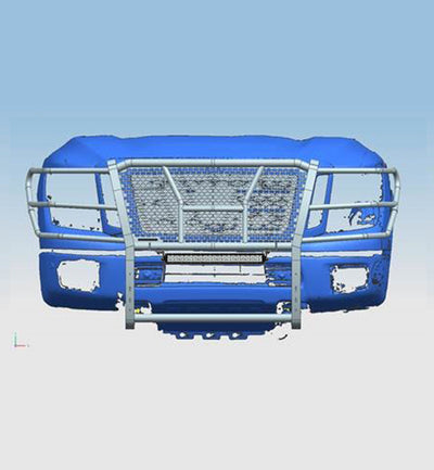 Rugged Heavy Duty Grille Guard Kit <br> 17-24 Nissan Titan XD