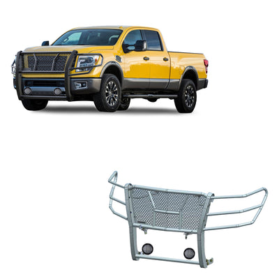 Rugged Heavy Duty Grille Guard Kit <br> 17-24 Nissan Titan XD