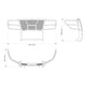 Rugged Heavy Duty Grille Guard Kit <br> 17-24 Nissan Titan XD