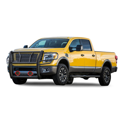 Rugged Heavy Duty Grille Guard Kit <br> 17-24 Nissan Titan XD