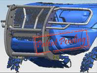 Rugged Heavy Duty Grille Guard <br> 05-15 Toyota Tacoma