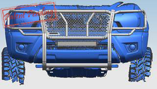 Rugged Heavy Duty Grille Guard <br> 05-15 Toyota Tacoma