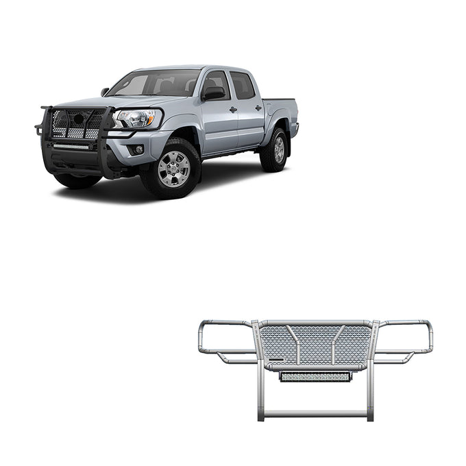 Rugged Heavy Duty Grille Guard Kit <br> 05-15 Toyota Tacoma