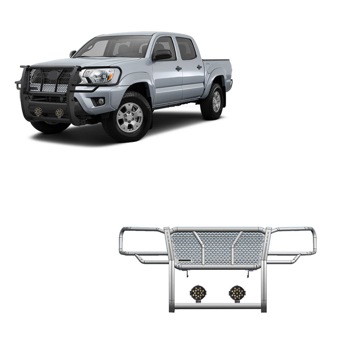 Rugged Heavy Duty Grille Guard Kit <br> 05-15 Toyota Tacoma