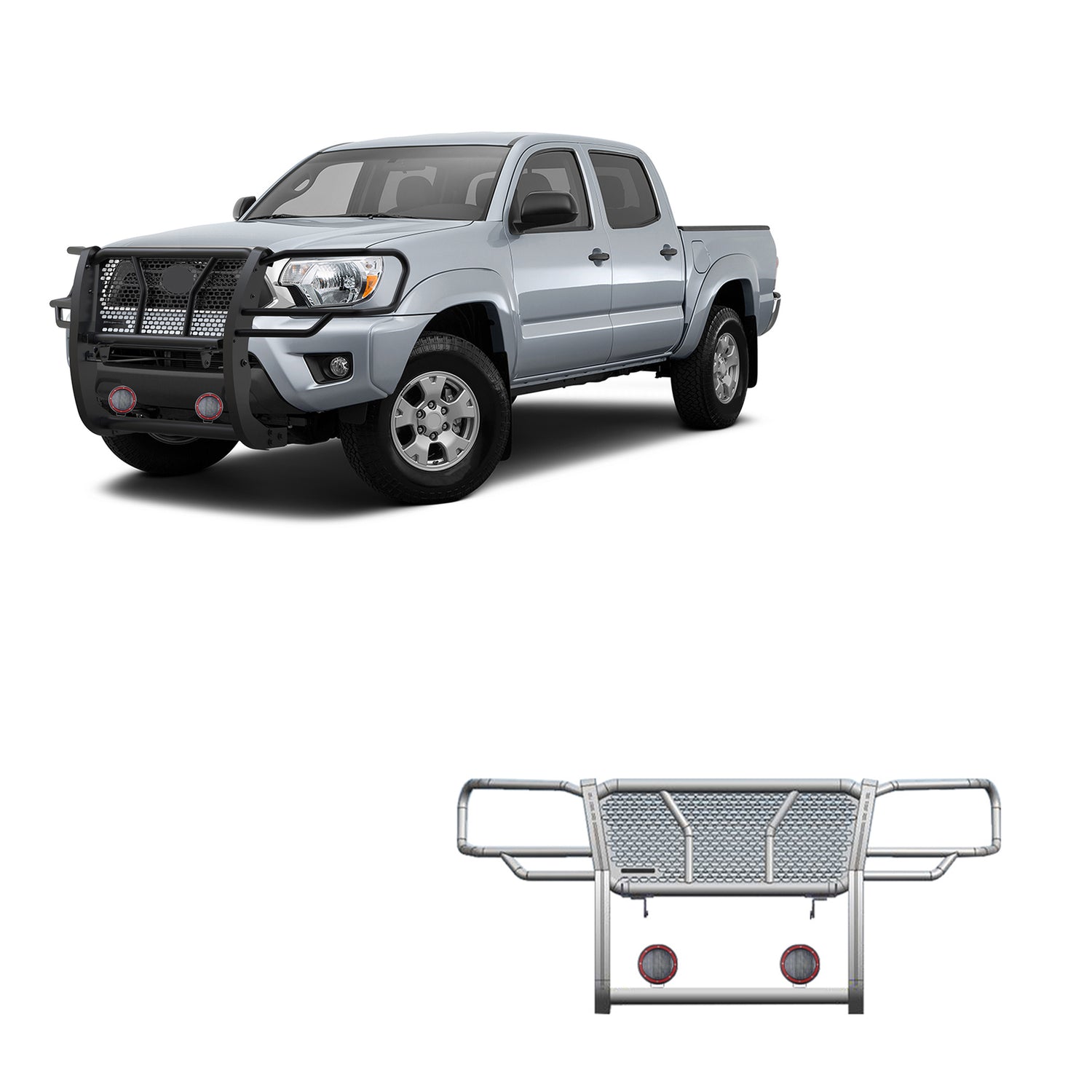 Rugged Heavy Duty Grille Guard Kit <br> 05-15 Toyota Tacoma