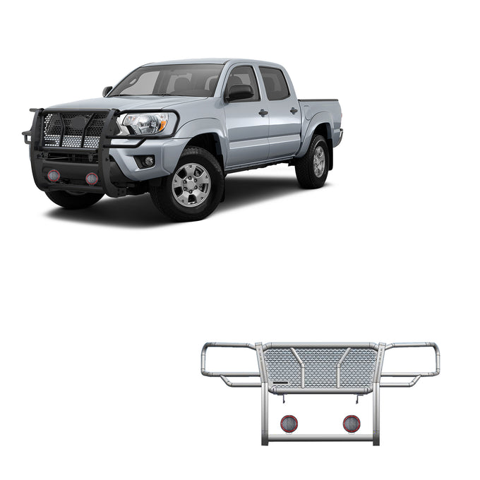 Rugged Heavy Duty Grille Guard Kit <br> 05-15 Toyota Tacoma