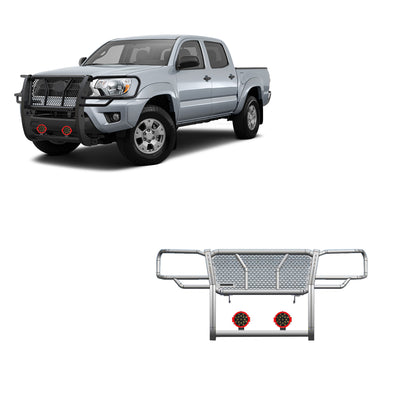 Rugged Heavy Duty Grille Guard Kit <br> 05-15 Toyota Tacoma