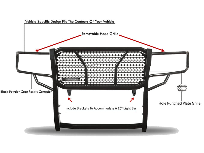 Rugged Heavy Duty Grille Guard <br> 16-23 Toyota Tacoma
